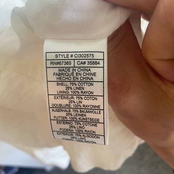 Cupcakes and cashmere NWT Oatmeal Franklin Ruffle Jacket Small (J) - Picture 10 of 10